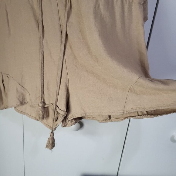 AAKAA Women's Romper Khaki Tan  SZ SM - Picture 4 of 9